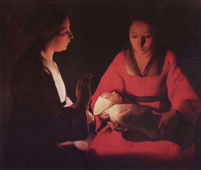 Georges de La Tour The Newborn Christ china oil painting image